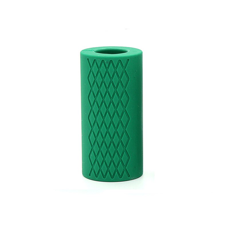 1 Pcs Halter Barbell Grip Bar Pad Handgrepen Siliconen Anti-Slip Beschermen Pull Up Gewichtheffen Kettlebell Vet Grips Gym ondersteuning: green