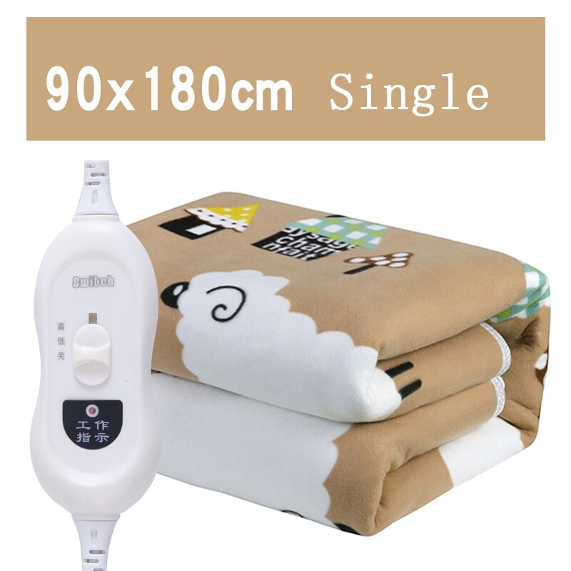 Vel Elektrische Deken Verwarming Pad Bed Verwarmde Deken Elektrische Matras Couverture Chauffante Elektrische Dekens Voor Bedden FL01DRT: style3