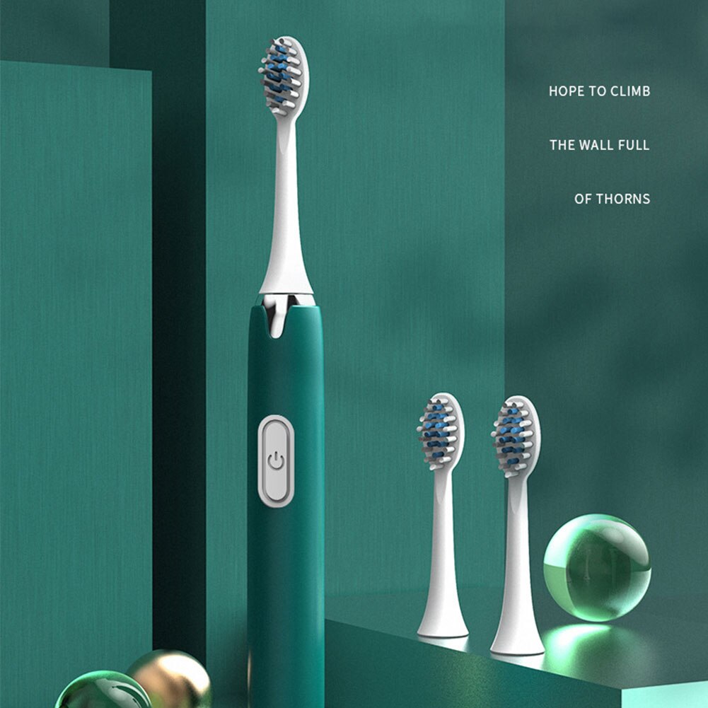 Electric Toothbrush Adult Soft Bristle Fully Automatic Male Women&#39;s Battery Basic Waterproof Mute Sonic Toothbrush