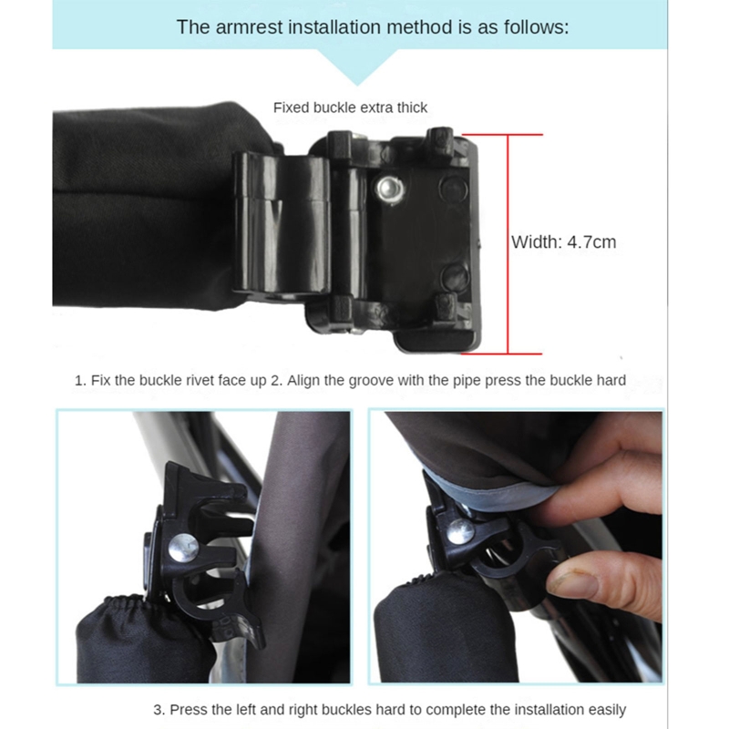 Kinderwagen Handvat Armsteun Bumper Kinderwagens Armsteun voor Kinderwagen Armsteun