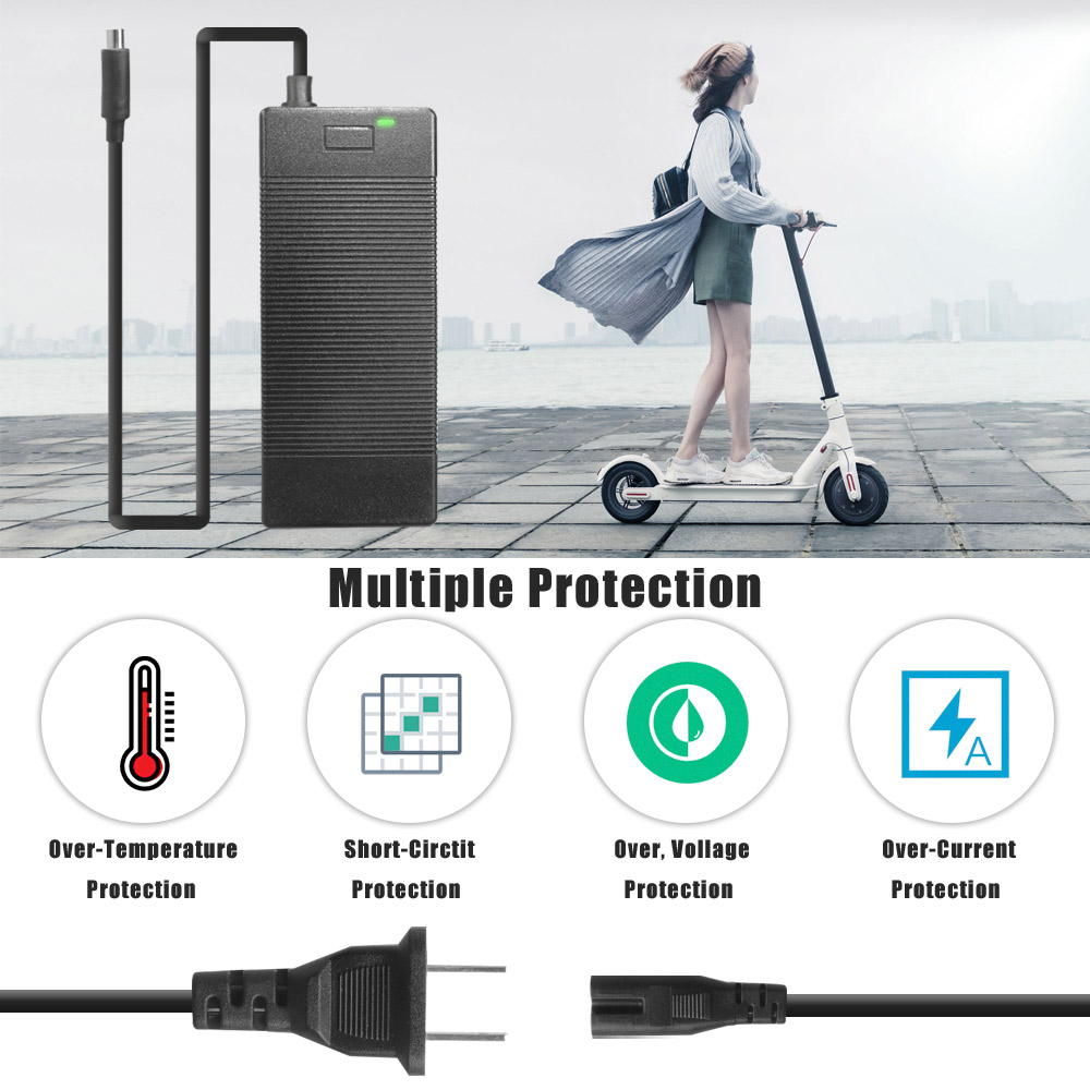 Universal Scooter Ladegerät 42V 2A für Xiaomi M365 1S Pro Pro 2 Elektrische Roller Netzteil Adapter Verwenden ladegerät