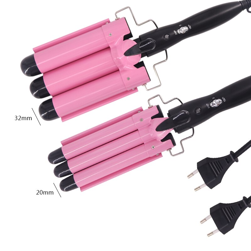 Hair Curling Iron 25mm Ceramic Triple Barrel Hair Curler Irons Hair Wave Waver Styling Tools Hair Styler Wand