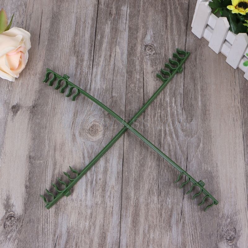Clips plastique pour plantes | 5 pièces, Support pour plante grimpante, légumes, fleurs agricoles, mèches nouées branches, jardinage