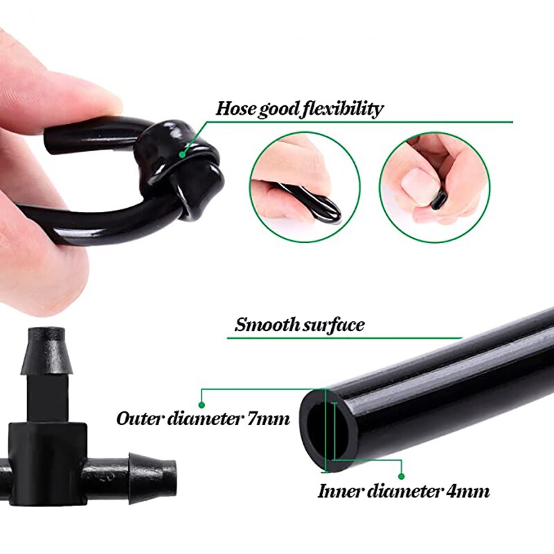 Garden Drip Irrigation System Water-saving Automatic Irrigation Equipment Suitable for Garden Greenhouses Plant Watering Kits