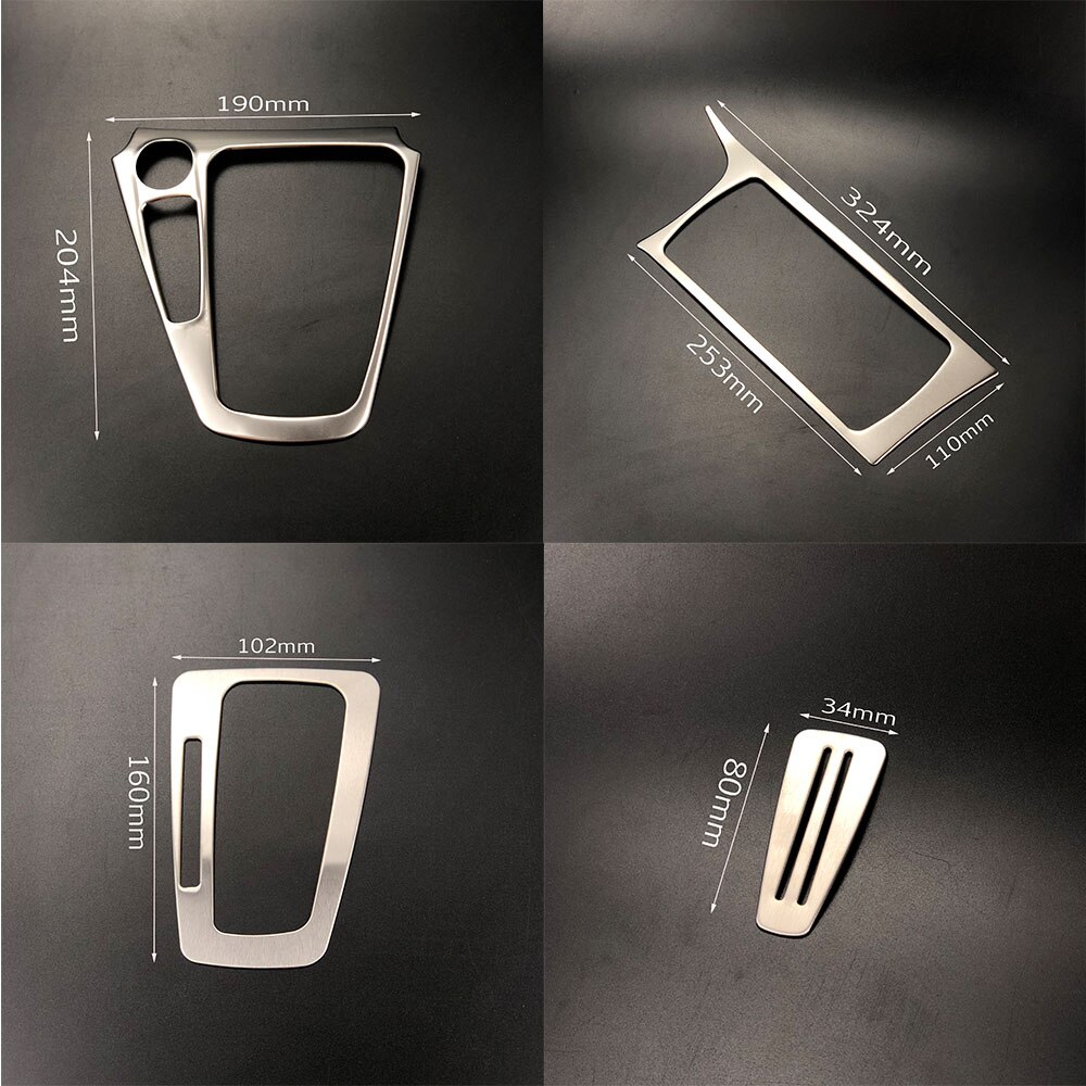 Car Accessories Gearbox Water Cup Holder Panel Trim Interior Decoration Frame sticker For Ford Focus 3 mk3