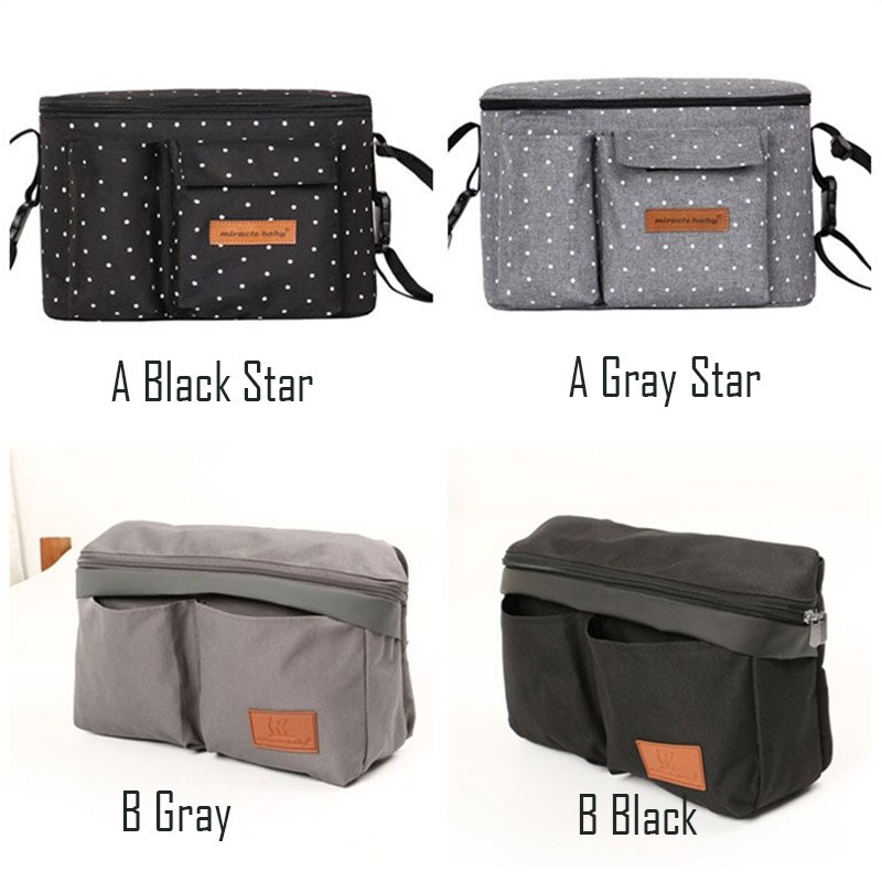 Multifunctionele Kinderwagen Organizer Mummie Zak Waterdichte Nappy Luiertas Outdoor Opknoping Wagen Kinderwagen Buggy Winkelwagen Fles Zak
