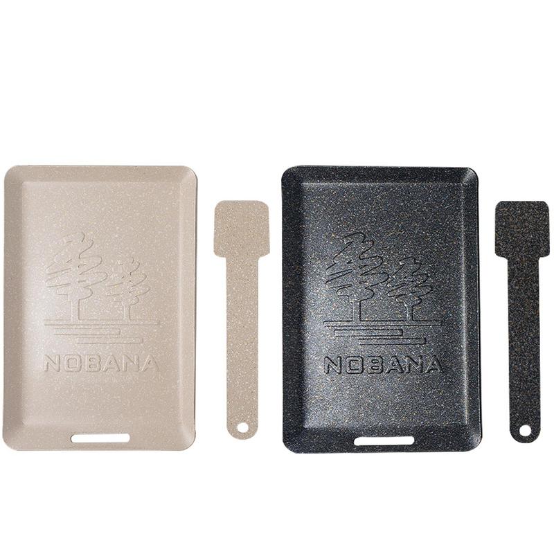 Quadratische Antihaft-Bratpfanne Set tragbare Camping Omelette Pfanne Mini rauchfreie Induktion grill Pfanne Gasherd Backblech für Camp