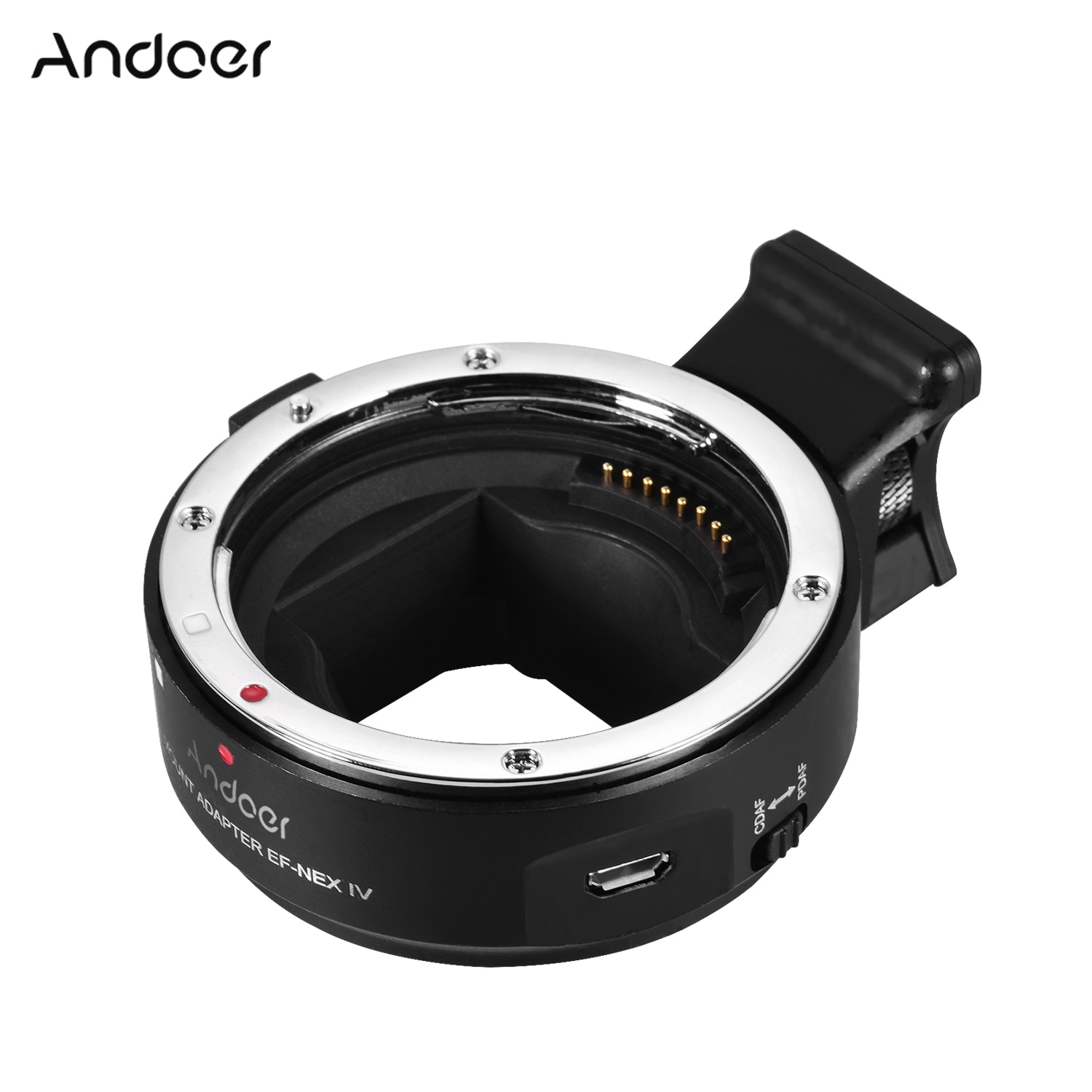 Andoer EF-NEX Iv Lens Mount Adapter Ring Af Voor Canon Ef/EF-S Mount Len Sony A7/A7S /Nex E Mount Full Frame Mirrorless Camera