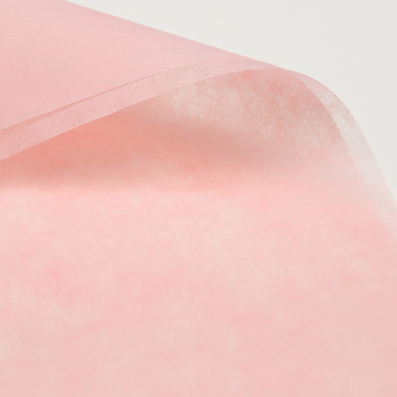 Papier de soie en coton nuage 58x58cm, emballage doublé, pour Bouquet de fleurs, papier artisanal pour , pour fleuriste: pink snow