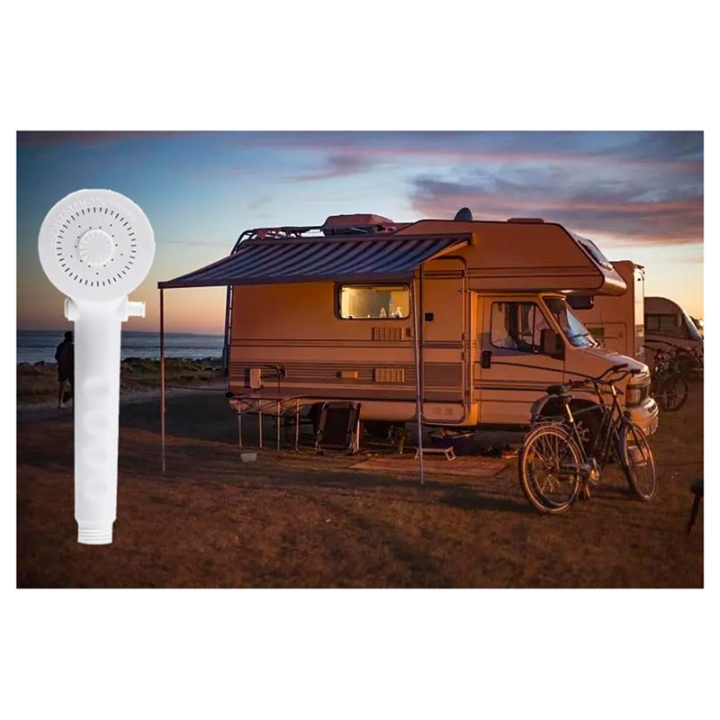 M12k- husbilsduschbyte med slang och styrring, icke-metalliskt handhållet duschmunstycke och duschhållarset