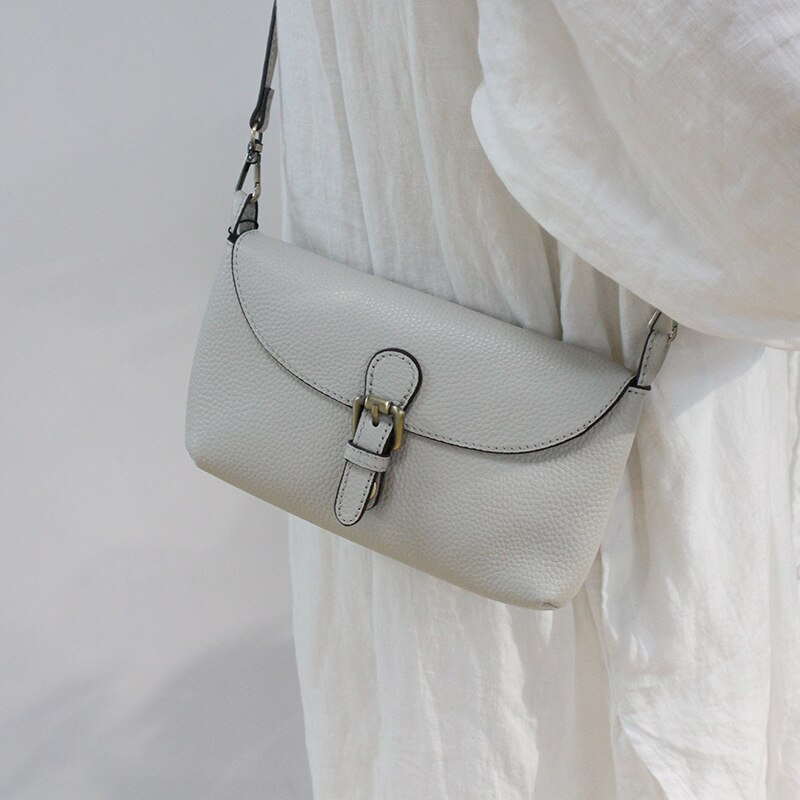 Koreaanse Versie Van Gangfeng Zachte Lederen Schoudertas