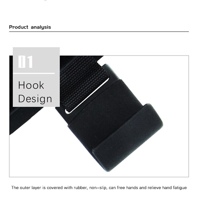 Weight Lifting Hook Grips With Wrist Wraps Hand-Bar Wrist Strap Gym Fitness Hook Weight Strap Pull-Ups