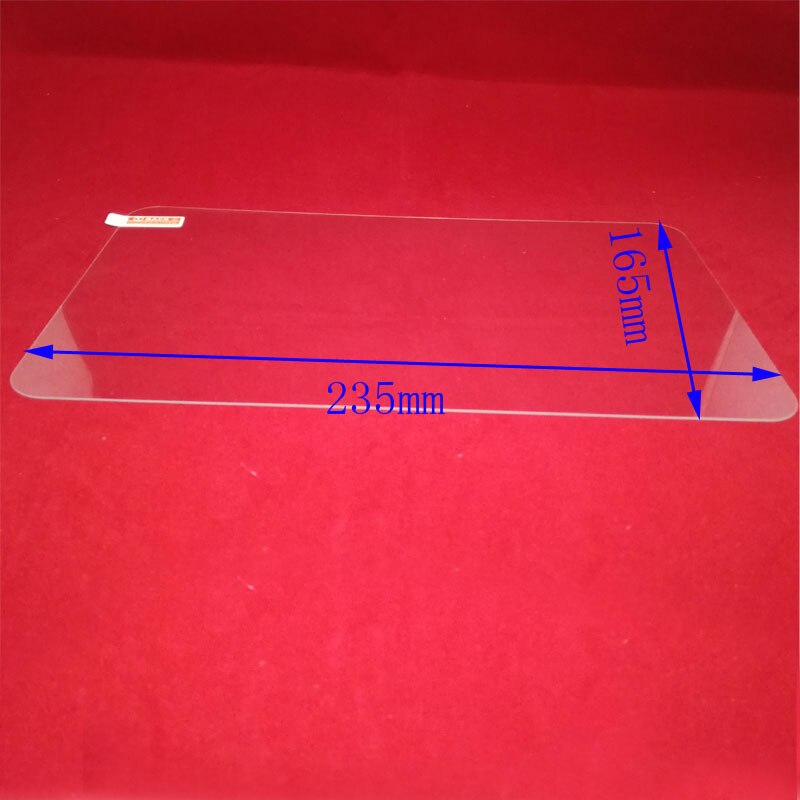 Myslc universal skjermbeskytter i herdet glass for archos 7 " 8 " 9 " 10.1 " nettbrett: 10.1 tommer 235 x 165mm