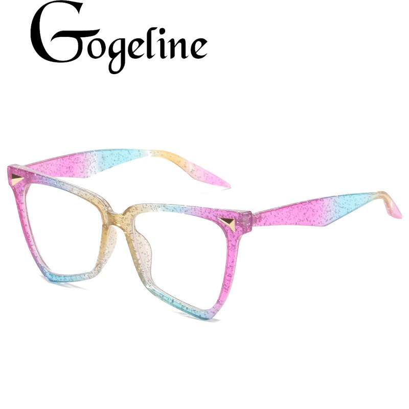 Cat eye brilmontuur, blauw licht blokkerende bril voor dames en heren, bijziendheid, optische bril voor computer, transparant, helder montuur, oculos