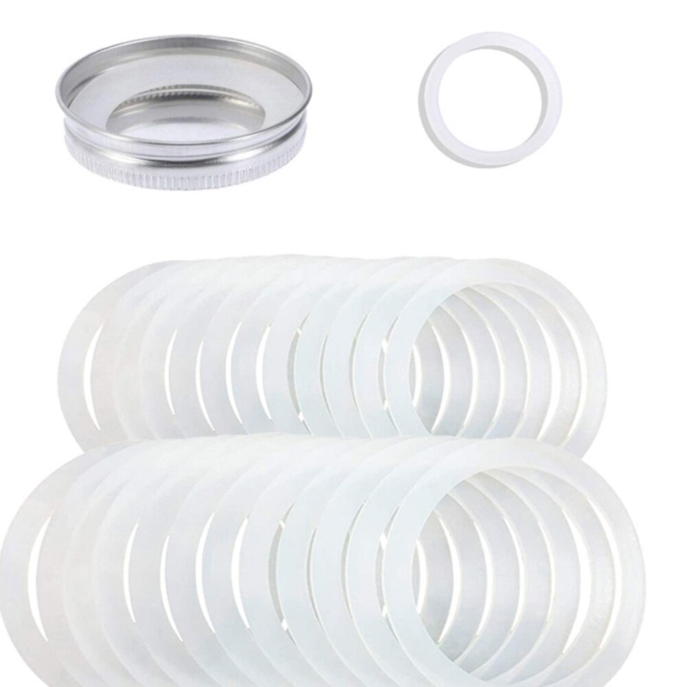 10 stücke 70mm/86mm wiederverwendbar Silikon Dichtung Dichtungen einstellen Ersatz Für Leck Beweis Mason Krug Deckel Lagerung abdeckung