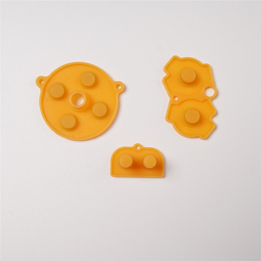 Ersatz Gummi Pads Für GBA GAMEBOY VORAUS ZUBEHÖR: mid yellow