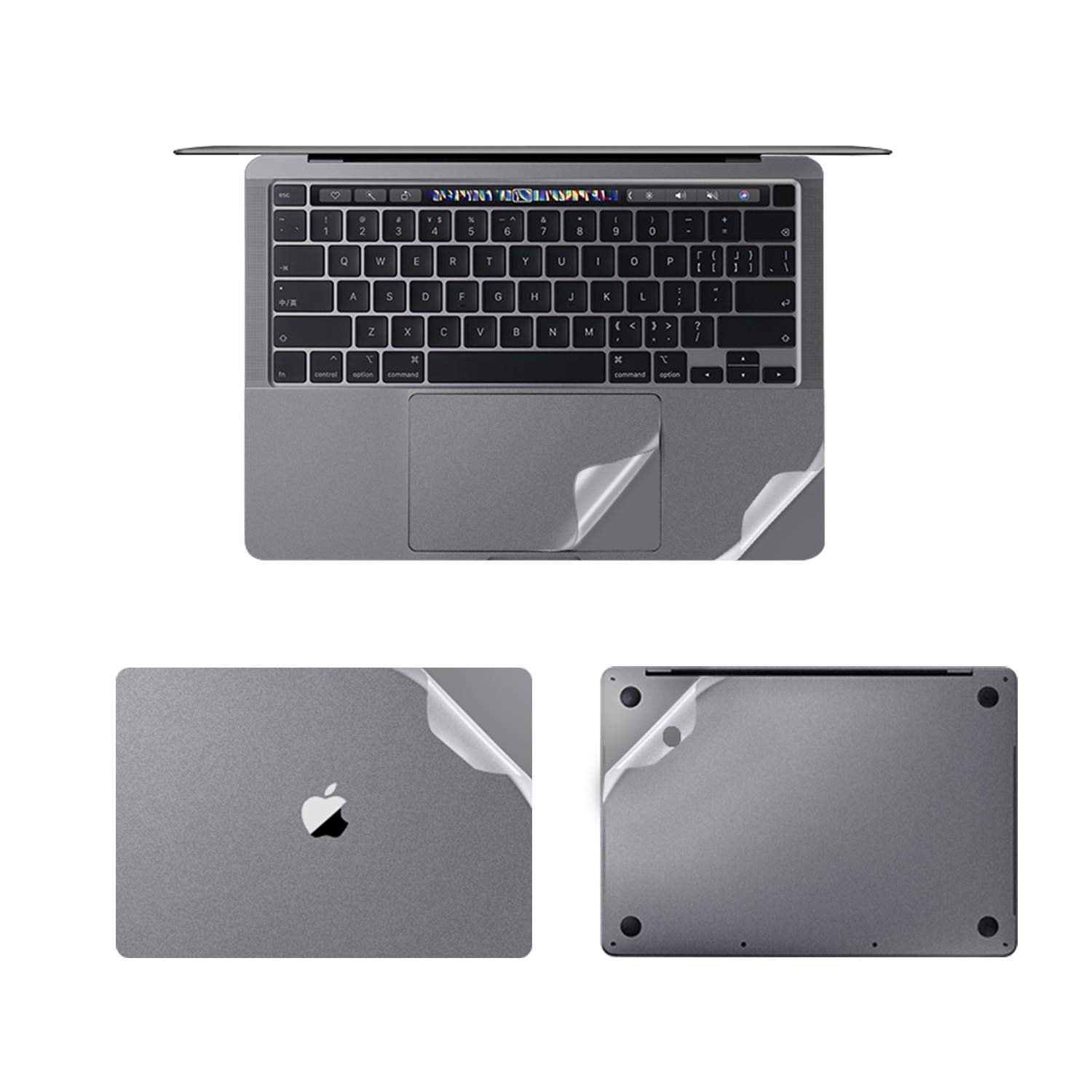Full Body Sticker for 16-inch MacBook Pro A2141, Include Top + Bottom + Touchpad + Palm Rest Skin Full-Cover Protective