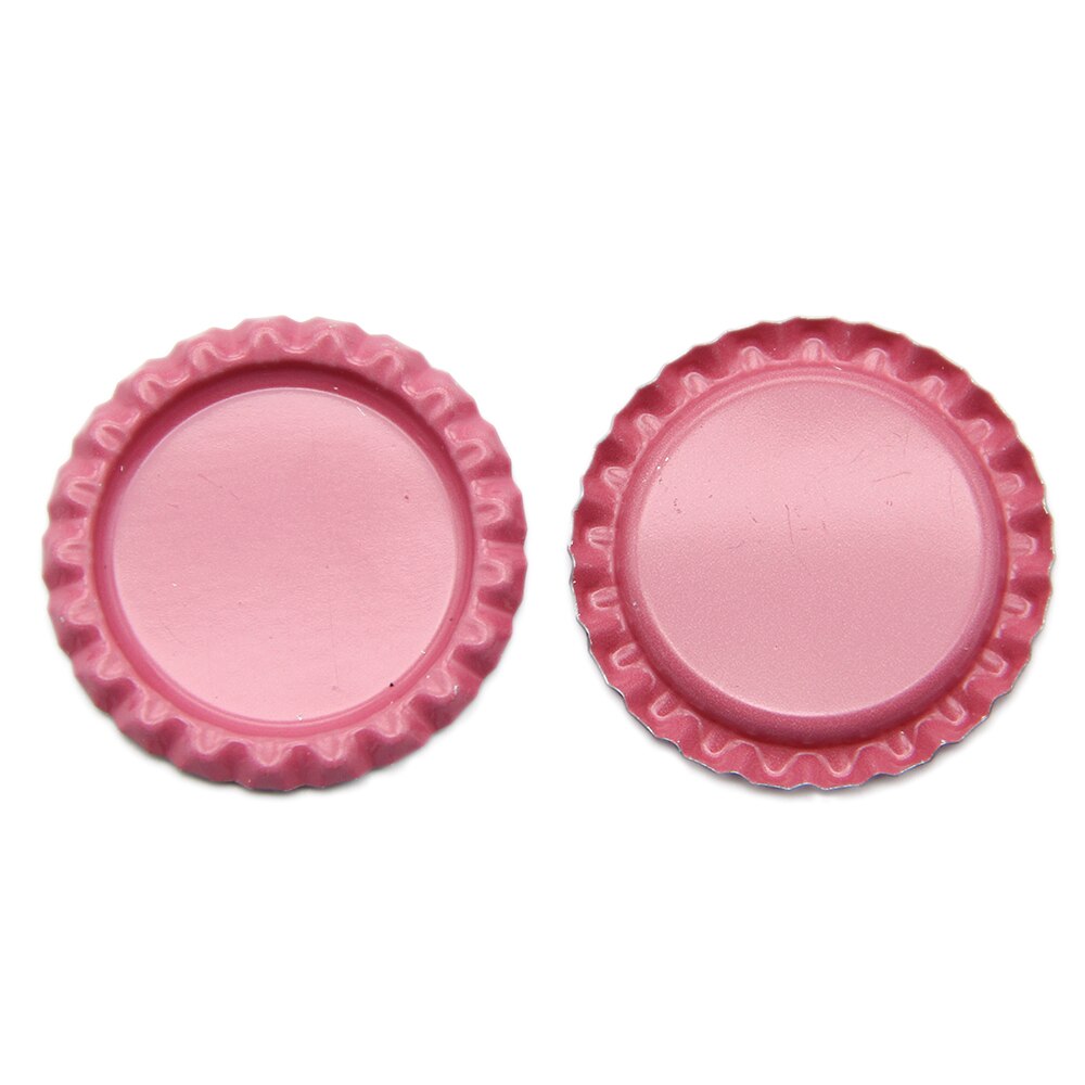 25Pcs Geometrische Patronen Ronde Vorm Fles Cap, DIY Handgemaakte Materialen Voor Maken Projecten, 25Yc2156: 1012897025