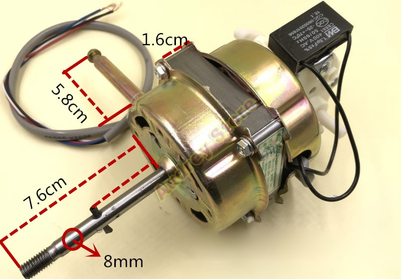 55W 60W 220V High power 16 inch 400mm universal electric fan motor