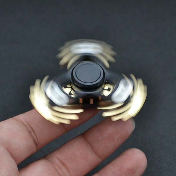 Fidget Spinner Toy - Metal Gear Link - Decompression Toy - Anti-Stress - For Ages 6+