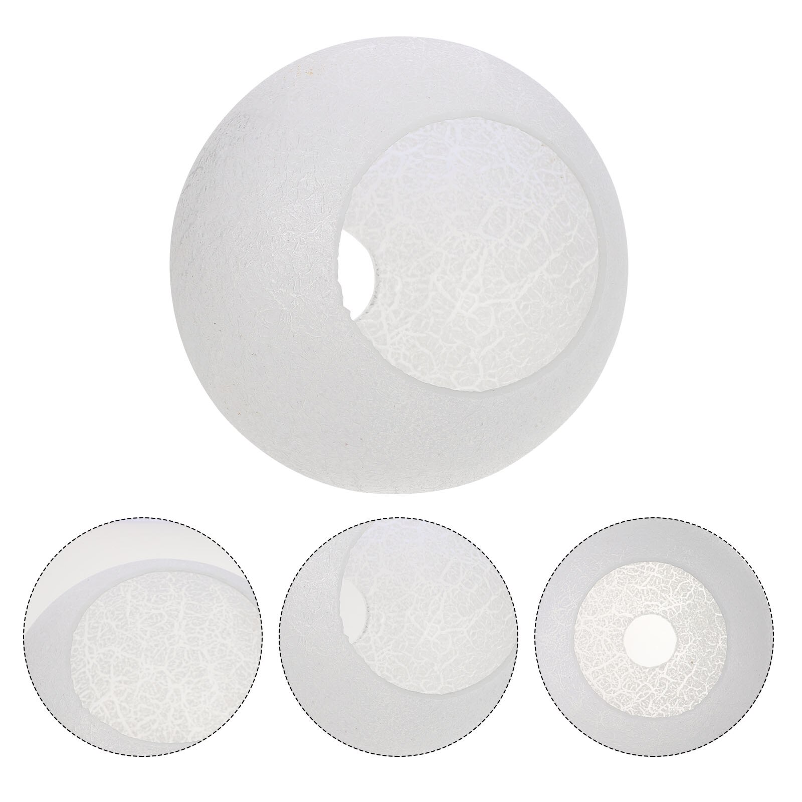 Glass Lamp Shade Texture Ceiling Light Globe Replacement Indoor Light Cover