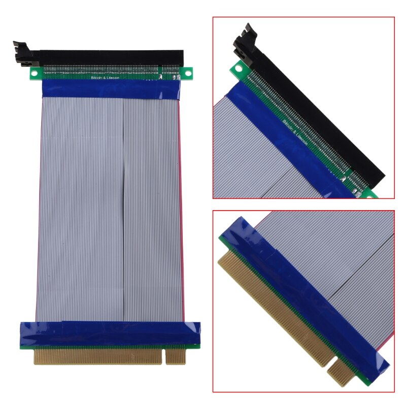 Pci-E 16X Om 16X Riser Extender Card Adapter Pcie 16X Pci Express Flexibele Kabel Z09 M5TD