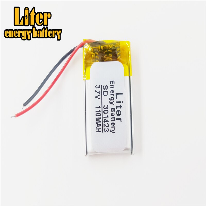 3.7V lithium Tablet polymer battery 031423 301423 110mah MP4 GPS MP3 Toy Battery