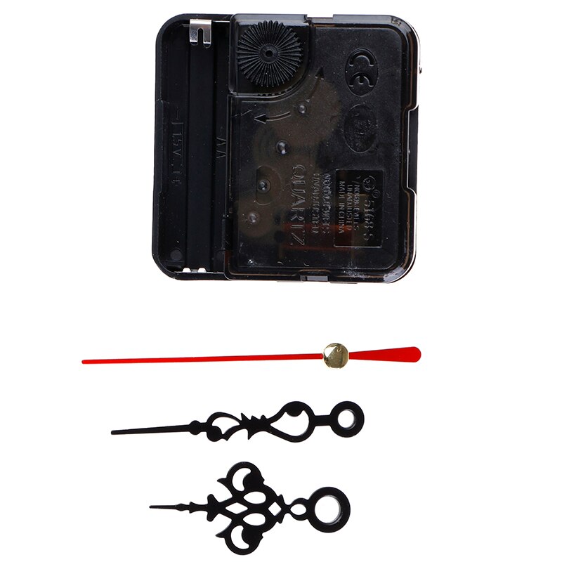 11 stilar diy klockor delar svart + visare reservdelar kit set kvarts urverk mekanism reparationsdelar