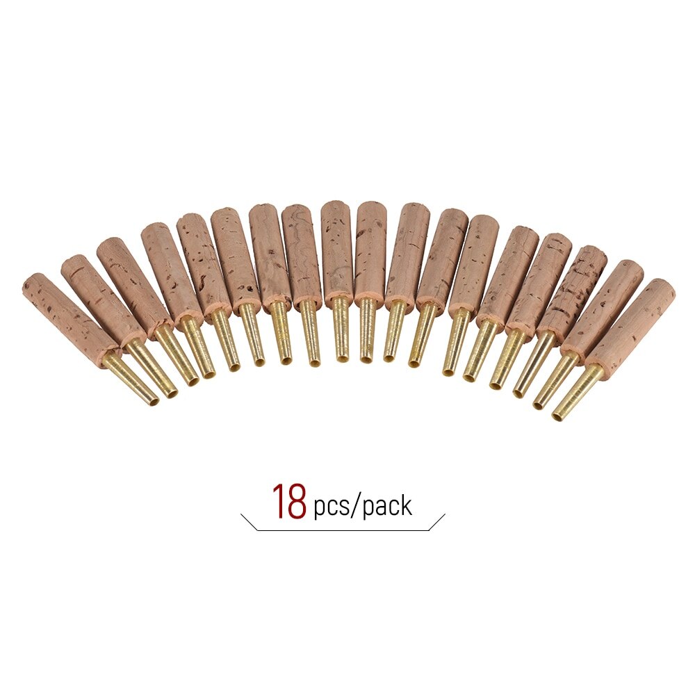 18 stuks/pak ammoon 47mm hobo rieten nietjesbuizen onderdelen met kunststof koffer accessoires voor houtblaasinstrumenten