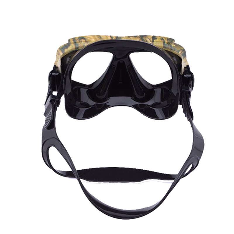 Camouflage Diving Mask - Scuba Snorkel Mask with Myopia Lenses - MC889