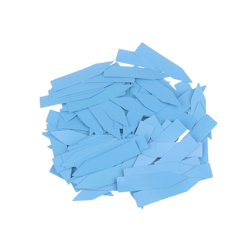 100Pcs Garden Plant Labels Plant Accessories Flower Pots Plastic Plant Tags Nursery Markers Seedling Labels Tray Mark DIY Tools: Burgundy