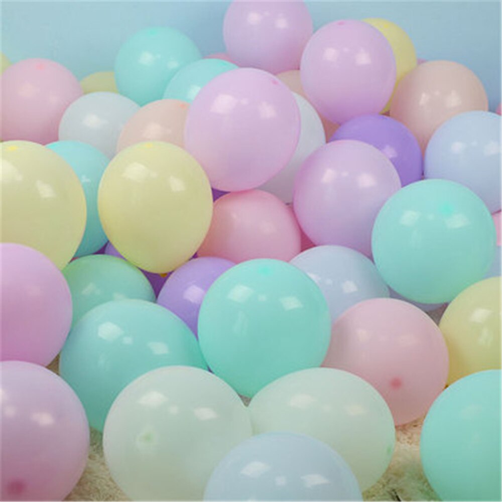 Ballons Macaron couleur sirène en Latex, 30 pièces, 5/10/12 pouces, décoration pour fête d&#39;anniversaire, noël, mariage, réception pour bébé
