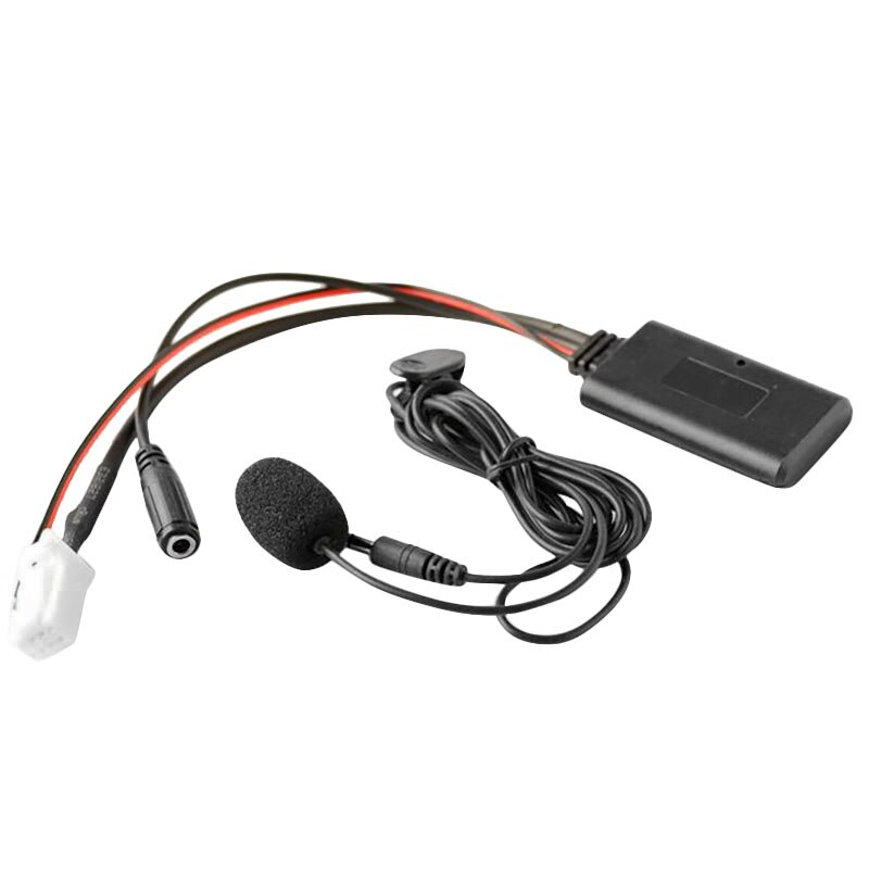 Cable de Audio de entrada auxiliar Bluetooth 5,0 para coche, adaptador manos libres de micrófono, enchufe de 8 pines para Nissan Sylphy Tiida Qashqai Geniss