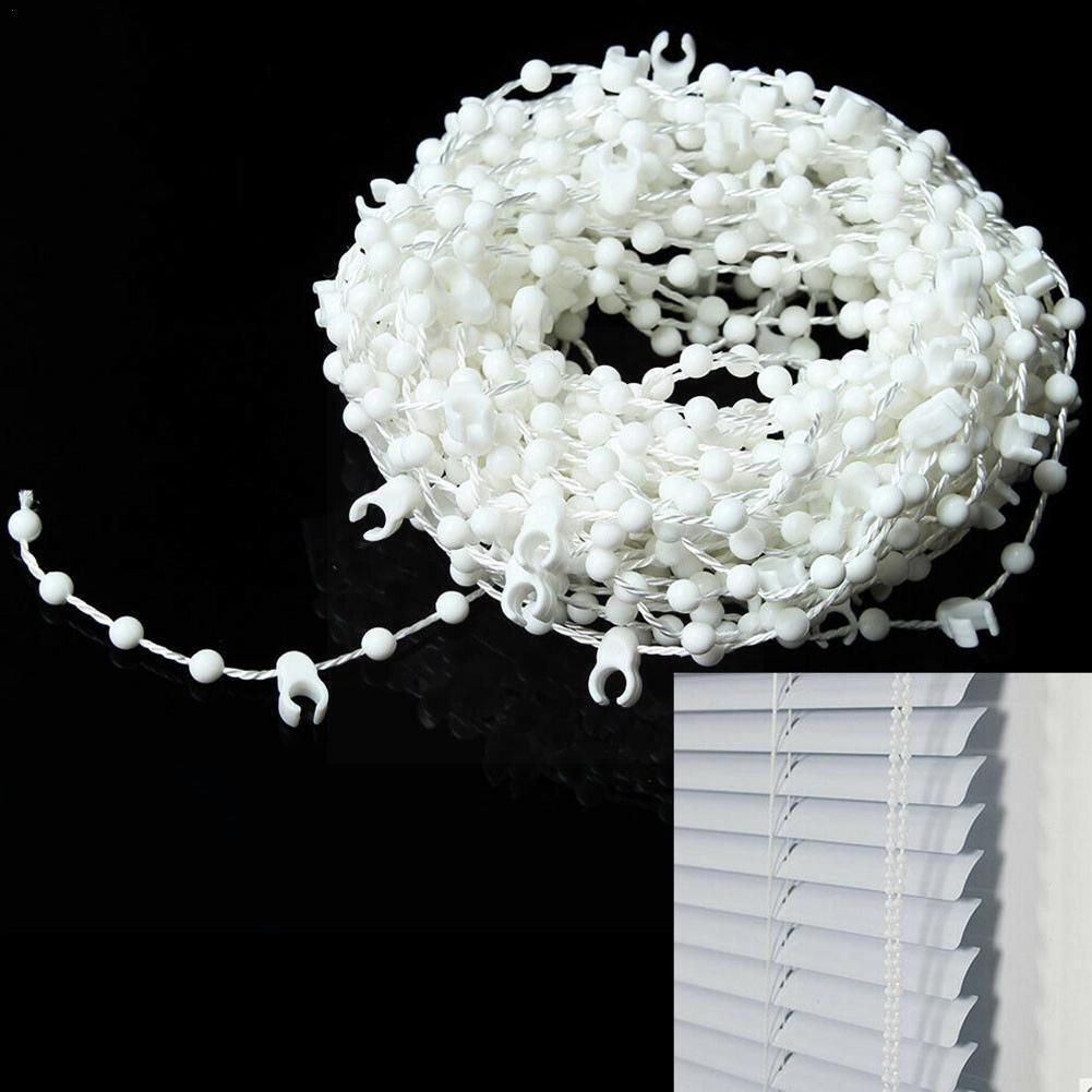 10m Roller And Roman Shade Blind Beaded Chain Cord Rope Blinds Curtain Roller Blind Cord Curtain White Accessories Bead Bea W2g5