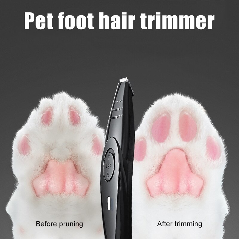 Hondentondeuse, usb-oplaadbaar, draadloos, elektrisch, tondeuse voor honden en katten, haar rond het gezicht, poten, ksi 999