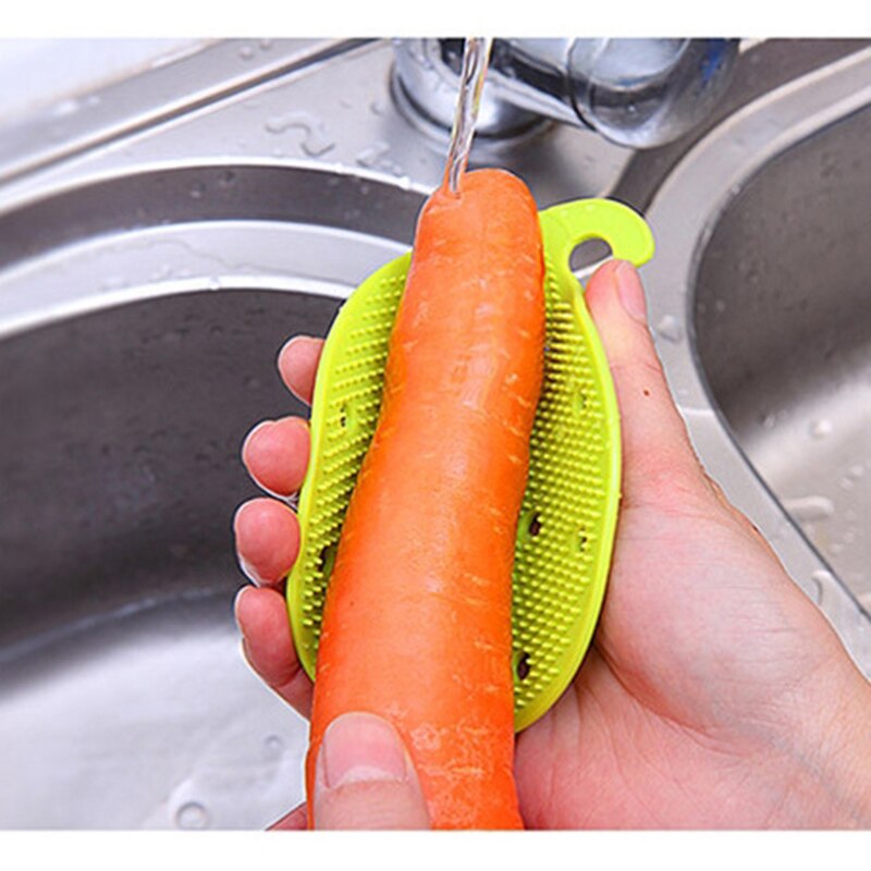 2 kpl ruoanlaittovälineet keittiön monikäyttöinen hedelmävihannesharja helppo puhdistaa perunakeittiön kodin vempaimet 8 a 0905
