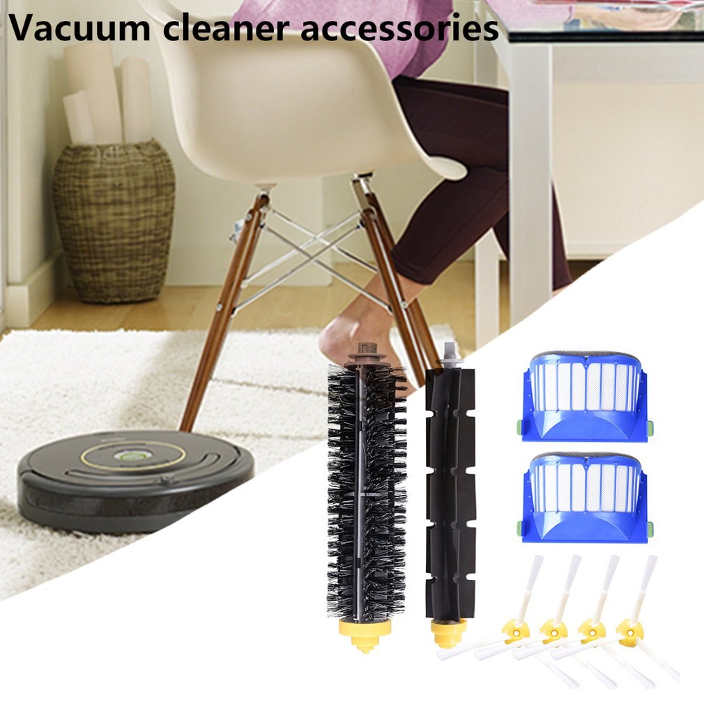 for iRobot Roomba Vacuum Cleaner Spare Part main brush side brush air filter HEPA 600 690 620 630 650 660 671 680 605 621 631