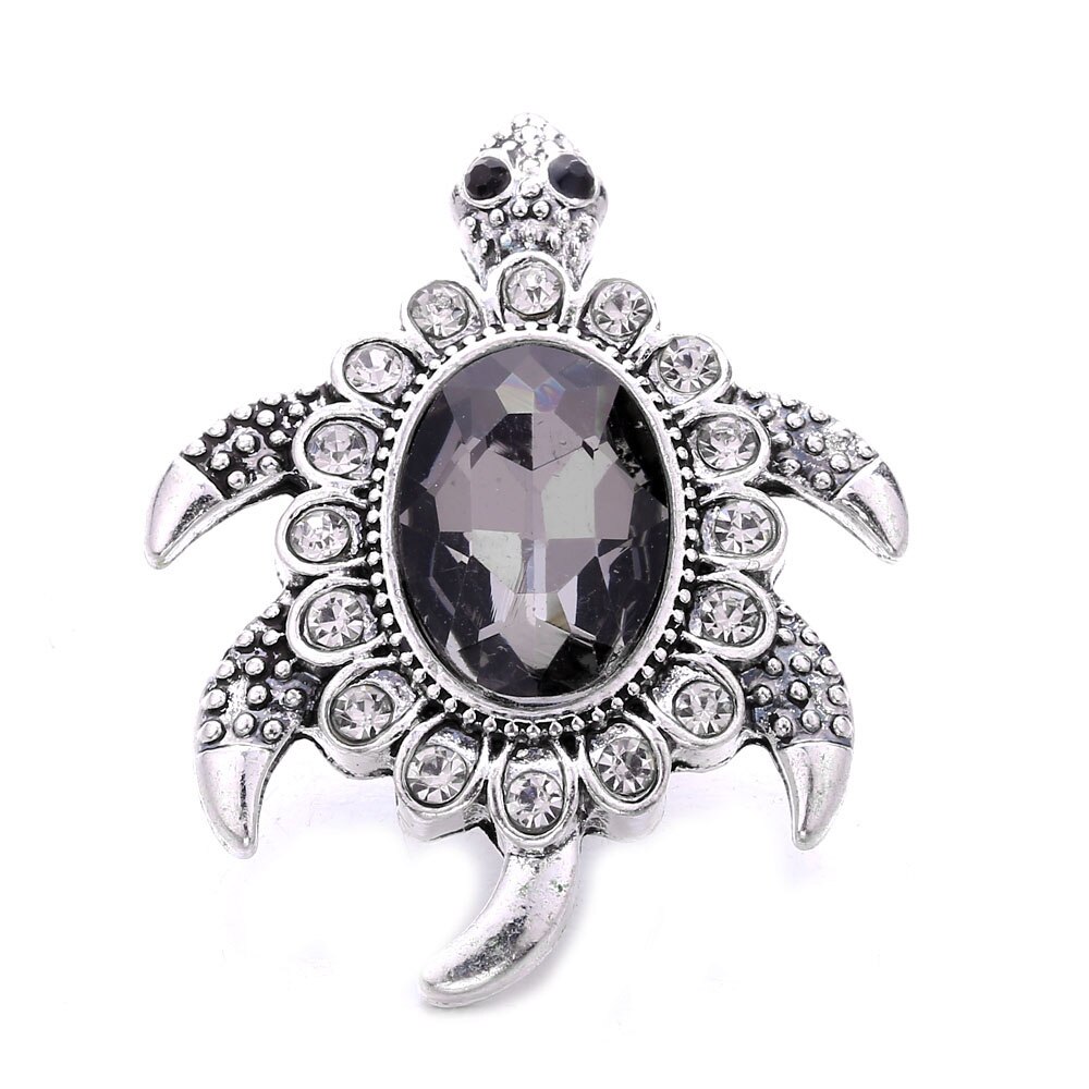 Botones a presión Vintage para mujer, cuentas de joyería, flor de 18mm, botones a presión de Metal, collar a presión de 18mm, 5 unids/lote: 12