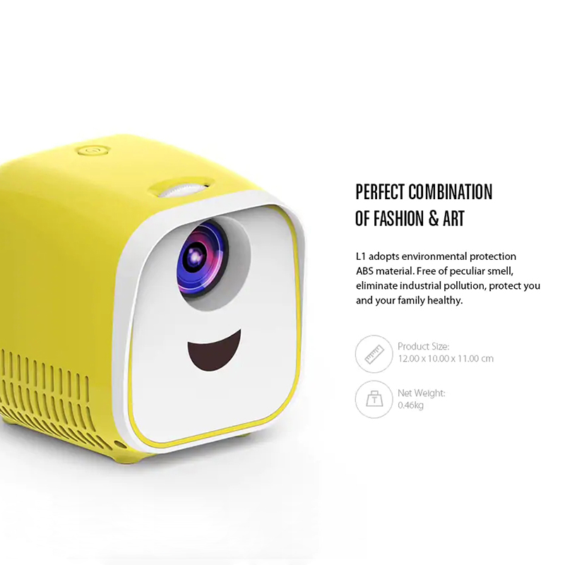 Vivibright L1 Mini Projector USB Children Portable Projector 1000 Lumens Micro Video Projector 320x240p For Family