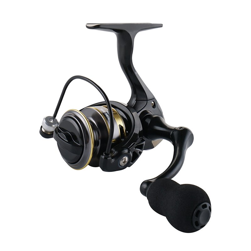 Mini carrete de pesca en hielo de Metal para invierno, carretes giratorios pequeños, rueda de pesca de carpa, accesorios para peces, engranaje de agua salada Summer y Centron Peso ligero Ultra suave Potente para pesca: Serie 800