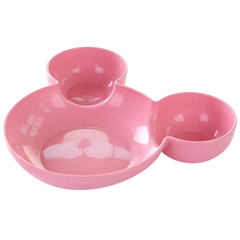 Cute Baby's Divided Plate Household Dinnerware Child Plate Breakfast Dinner Plate Food Plates Kids Tableware Dinnerware: PK