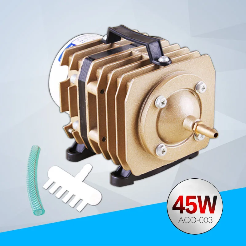220V 110V SUNSUN External High Power E-magnetic Air Pump Fish Pond Oxygen Pump Compressor for pond Air Aerator Pump ACO-001 002: XS / Yellow