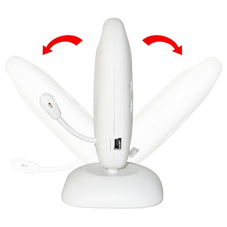 2.4 ghz trådløs babyalarm temperaturvisning tovejs samtaleanlæg