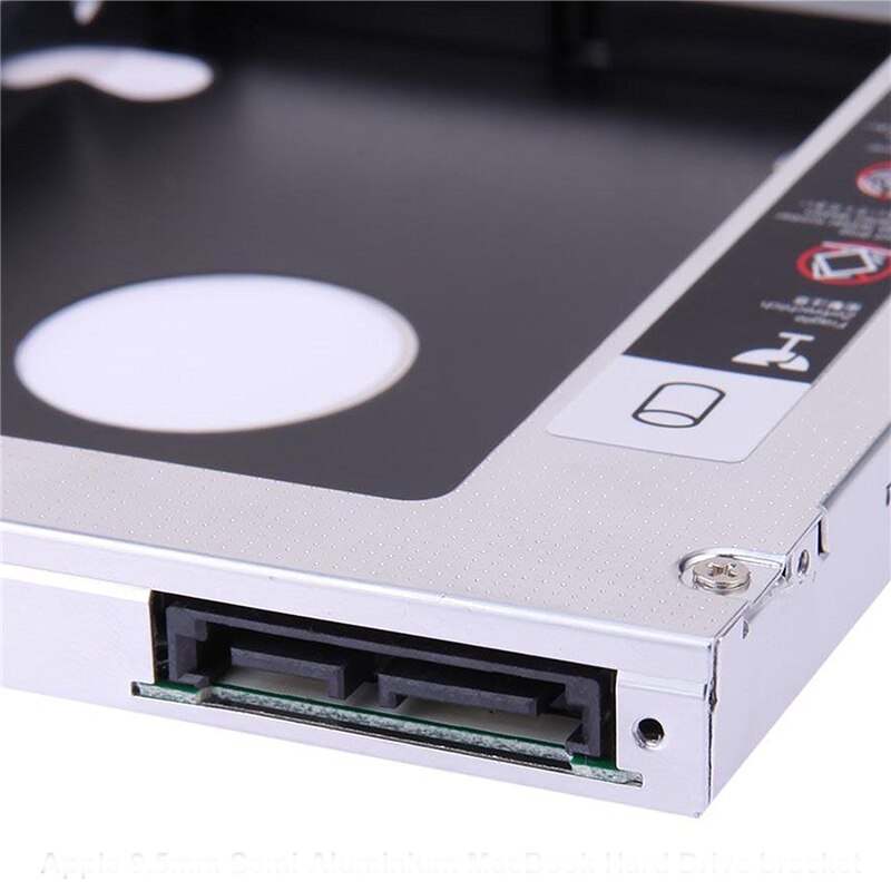 2nd Second SATA HDD SSD Hard Drive Unibody Caddy for MacBook Pro 13&quot; 15&quot; 17&quot;