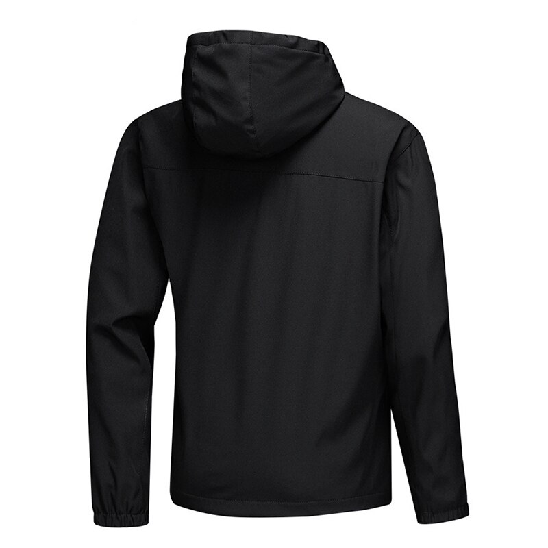Men Sport Zip Jackets Coat Casual Tops Softshell Outwear Waterproof for Outdoor WHShopping