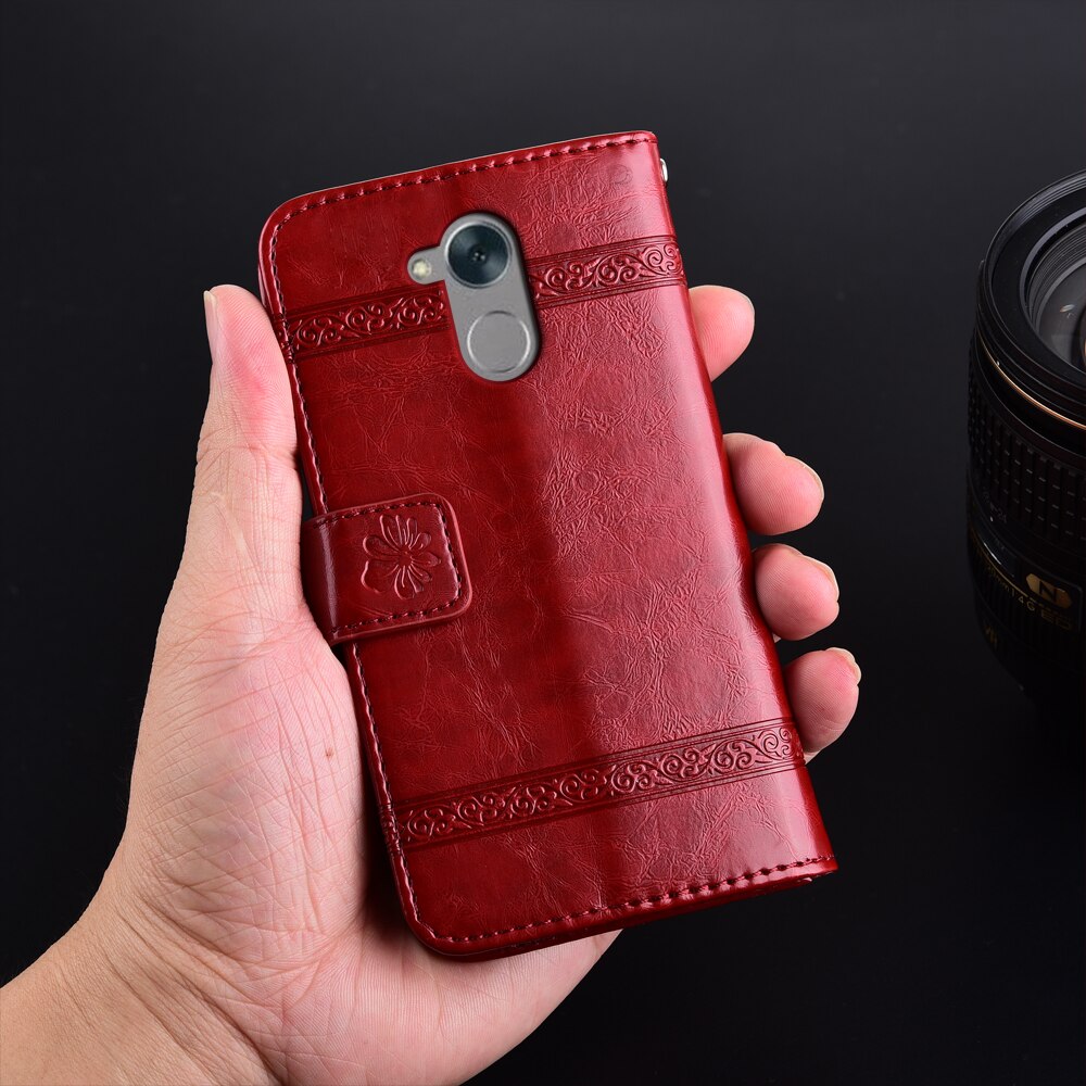 Til on huawei honor 6c pro etui blomstret pung læder etui til huawei honor 6c pro flip fitted case