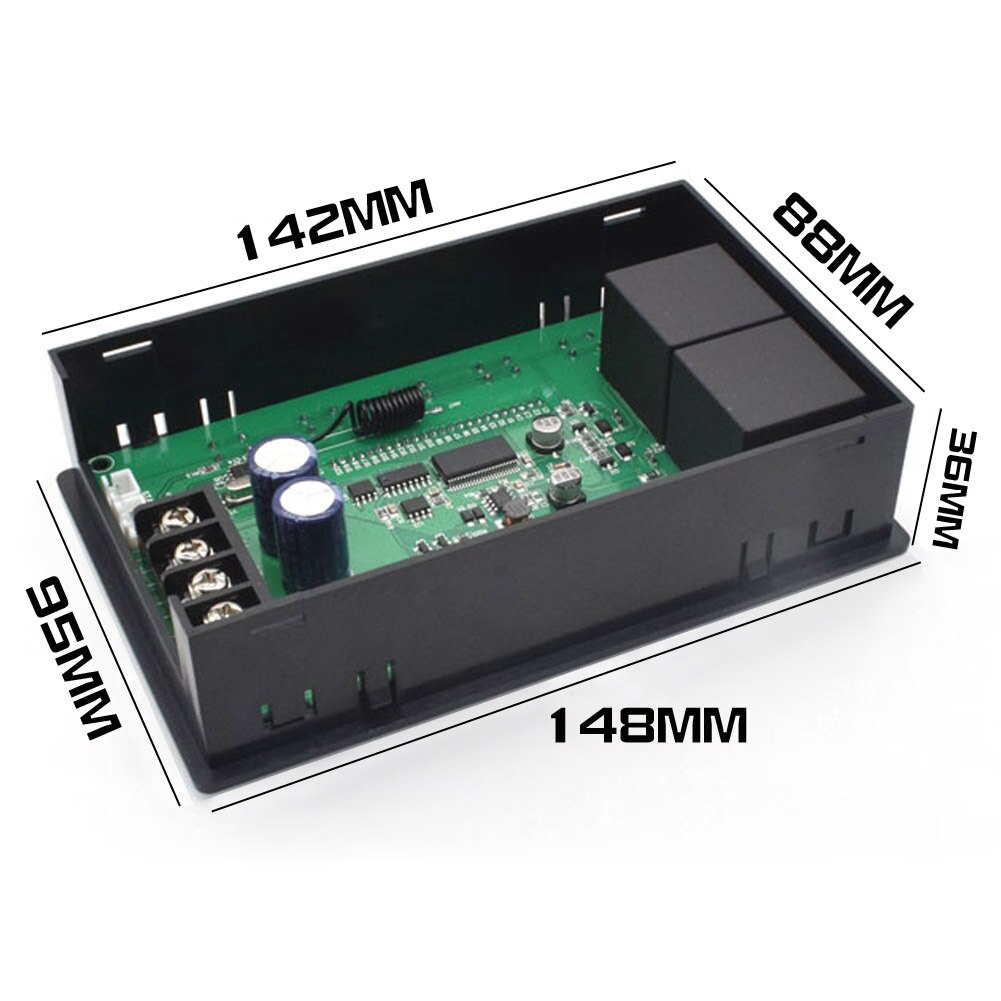 Inteligentny cyfrowy wyświetlacz LCD 0 ~ 100% regulowany 60A PWM regulator obrotów silnika DC rozrządu odwracalny pilot 12V 24V 36V 48V