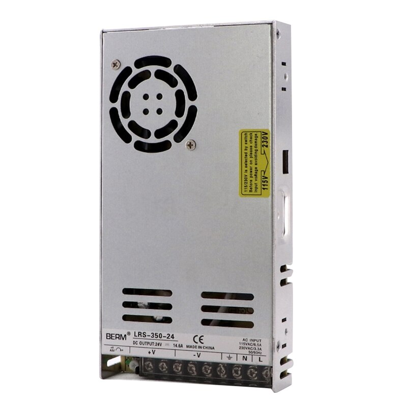 BERM,Switching Power Supply 350W 24V AC-DC 220V to 24V LED Power Supply LRS-350-24 Power Supply