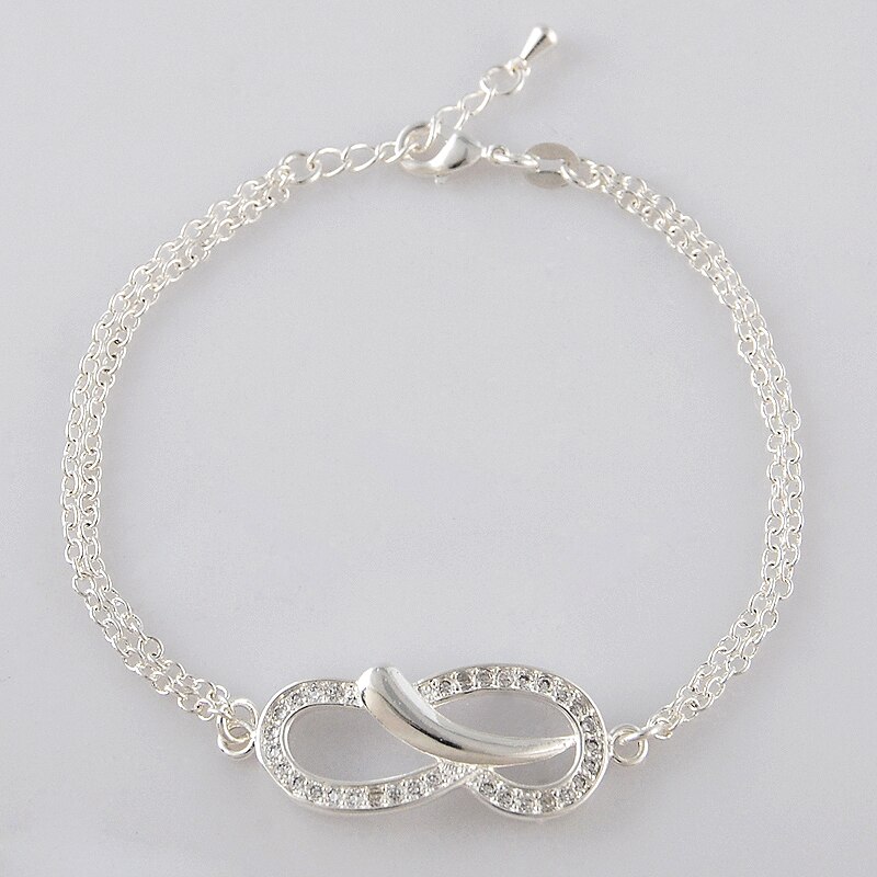 Neue Armbinde 925 Silber Klar CZ Charme Armbinde Für Frauen Hochzeit Schmuck