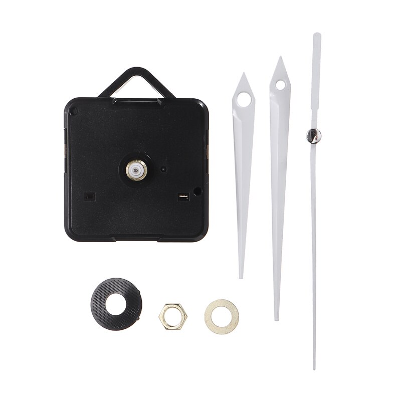 Klok Mechanisme Quartz Klok Movement Mechanism Reparatie Onderdelen Diy Tool Kit + Witte Handen Klok Mechanisme Onderdelen